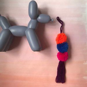 Tassel Pom Pom PomPom Mexico Street Style Multi Colored Orange Blue Pink Purple